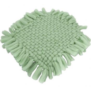 Knitted Wool Newborn Wrap and Mat 45x45cm