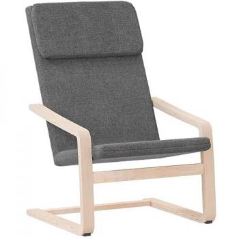 Sedia Relax Colore Grigio Scuro 4