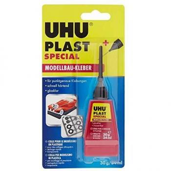UHU PLAST Cola para Modelado Plástico 30 Gramas