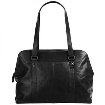 Spikes & Sparrow Shopper, schwarz, Leder