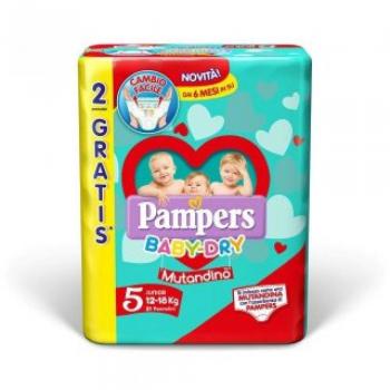 Pampers Baby Dry Mutandino Tg 5 Junior 12-18 kg 15 pannolini