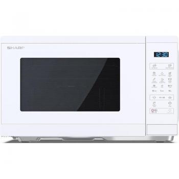 Microondas compacto Sharp 25 L 900 W en tono blanco