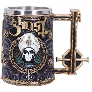 Lizenziertes Ghost‑Bierkrug‑Set: Papa Emeritus III, multicolor