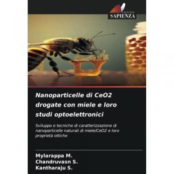 M., Mylarappa: Nanoparticelle di CeO2 drogate con miele e loro studi optoelettronici
