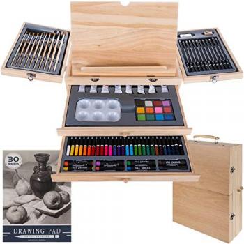 Kruzzel Valigia da Pittura Professionale 83 Pezzi