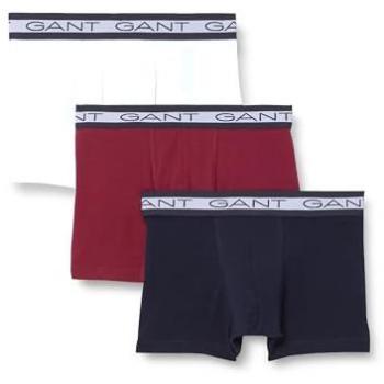 GANT Men's 3-Pack Striped Waistband Boxer Trunks