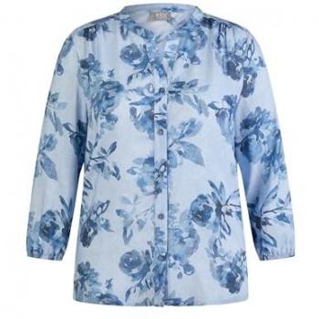 RABE Damenbluse Blau – Größe 40 (ID 54‑213100)
