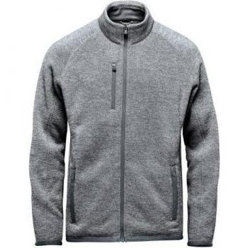 Stormtech Männer Avalanche Fleece Jacke, komplett verschließbar – Schwarz