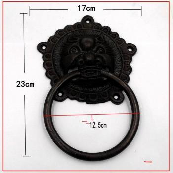 Cast Iron Lion Head Door Knocker