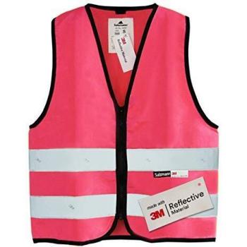 Chaleco de seguridad rosa para niños Salzmann 3M