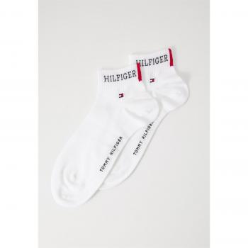 Tommy Hilfiger Herren Socken Quarter – Weiß, 2 Paar – 39–42