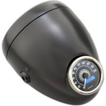 Phare Daytona LED Vintage H7, noir (référence 12062)