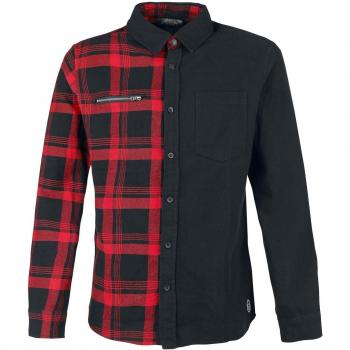 There Is No Business Like Rock Camicia – Uomo, Nero Rosso