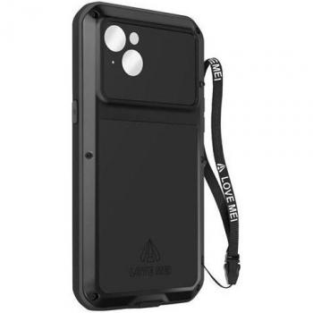 Apple iPhone 14 Schutzschale Love Mei Powerful 1,8 m Fallschutz schwarz