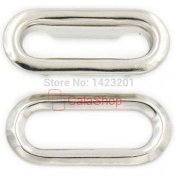 100 Count 6mm x 30mm Self-Backing Nickel Grommet Eyelets