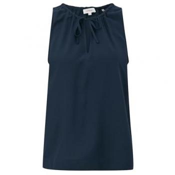 S.Oliver Einfarbiges Blusenshirt Ärmellos für Damen