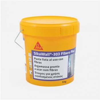 Masilla Acrílica SikaWall®-303 Fibers Plus con Fibra de Vidrio 5 kg