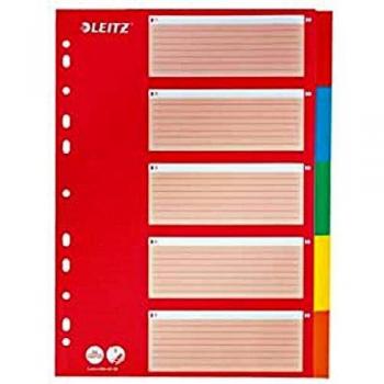 Intercalaires en carton Leitz A4 5 positions