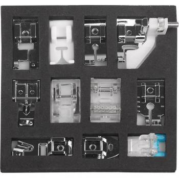 11-Piece Sewing Machine Presser Foot Set for Brother and Singer