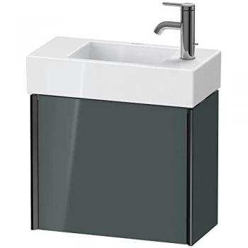 Duravit XViu Waschtisch-Unterschrank, wandhängend, 1 Tür rechts, dolomiti grey hochglanz