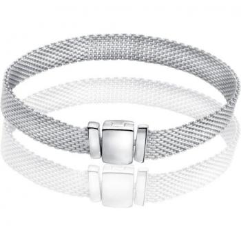 Sterling Silver Flat Bracelet for Women