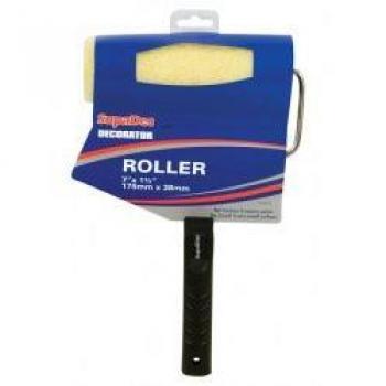 Wide‑Grip Paint Roller for Emulsion & Masonry – 175 mm