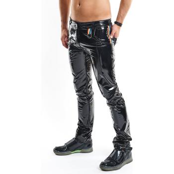 Valerio Herrenhose aus PVC in Schwarz