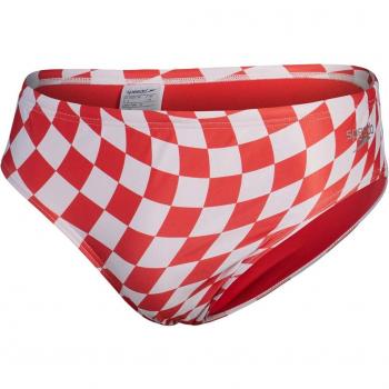 Costume Speedo 32 Digital Print Rosso e Bianco