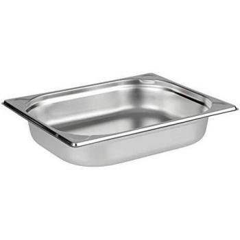 APS GN 1/2 Behälter aus rostfreiem Chrom-Nickel-Edelstahl, 325 x 265 x 65 mm, 1 Stück (81202)