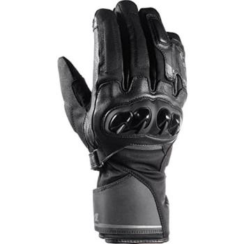 FLM WP Leder/Textilhandschuh lang schwarz 9