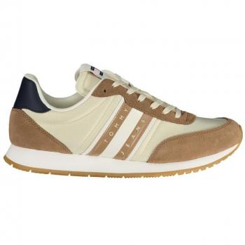 Beige Leather Men's Tommy Hilfiger Sneaker – Size 12 (EU45)