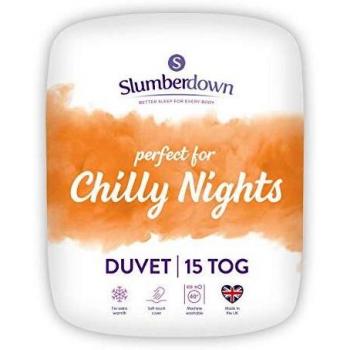 Slumberdown Chilly Nights 15 Tog Winter Warm Duvet, King