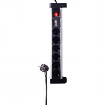 Ciabatta da Tavolo con 6 Prese e USB