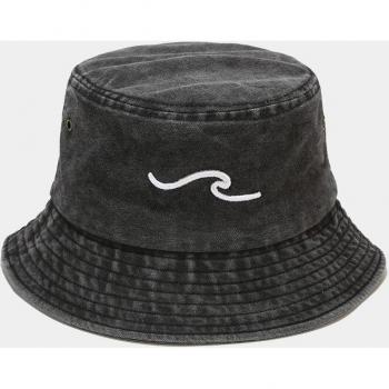 Sombrero de Cubo Estilo Callejero con Bordado 3D Unisex