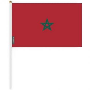Lot de 50 Drapeaux mini Marocains 14x21 cm