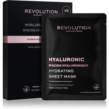 Révolution Pure Hydratation – Kit de 5 Masques Tissu Acide Hyaluronique