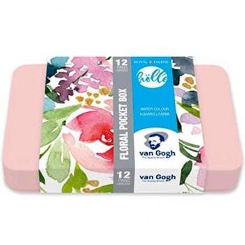 Van Gogh Pocket Box Frau Hölle 12 Farben Künstler-Aquarellfarbenset