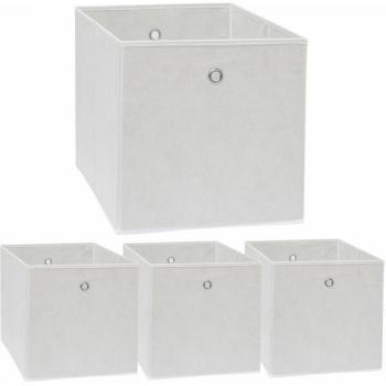 Dunedesign 4 White Storage Boxes for Kallax