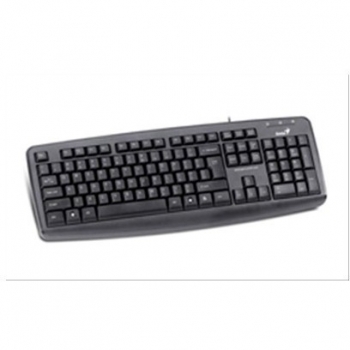 Schwarze Genius KB‑110X QWERTY-Tastatur für Spanisch