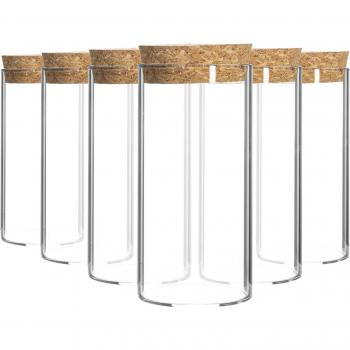 110ml Glass Jars with Natural Cork Lids