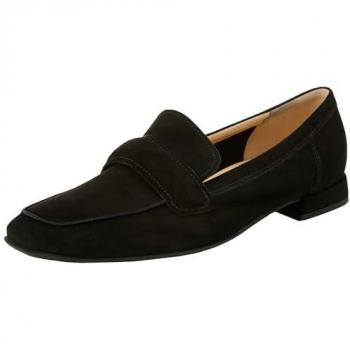 Mocassins Cuir Noir Hogl Femme