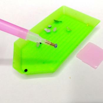 Nail Art Rhinestone Picker Plate and Dotting Tool Set