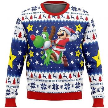 Regalo Navideño Mario Kart Suéter 3D