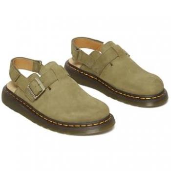 Mules Dr. Martens Jorge II Vert à Bride Arrière
