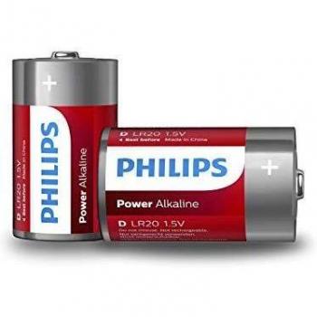 Philips Power Alkaline D 1.5V Batterien