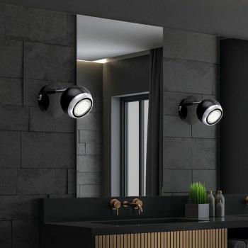 Globo Metall Wandlampe mit beweglichem Spot