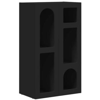 Engineered Wood Sideboard – 59×35×100.5 cm, Black – VidaXL Style