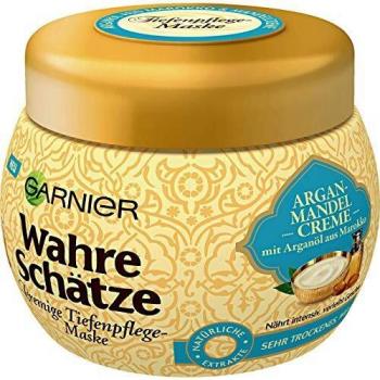 Garnier Haar-Maske, Wahre Schätze, Arganöl-Haarkur für trockenes Haar, 300 ml
