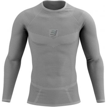 Top de Capa Base 2‑Way Gris Compressport