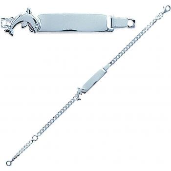 Dauphin Silver Curb Bracelet